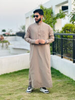 arabian Thobe french brown