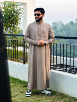 arabian Thobe french brown