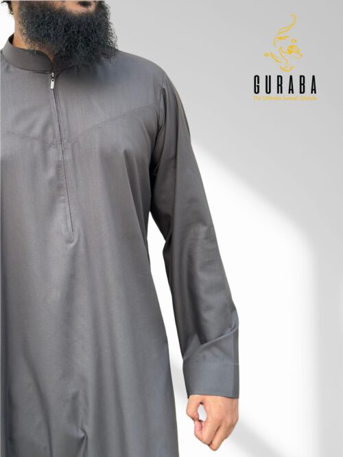 Indonesian Thobe - Charcoal 2