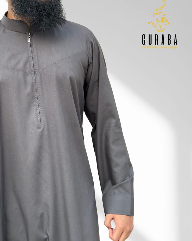 Indonesian Thobe - Charcoal 2