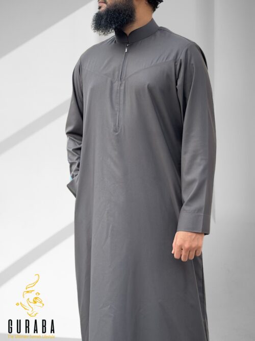 Indonesian Thobe - Charcoal