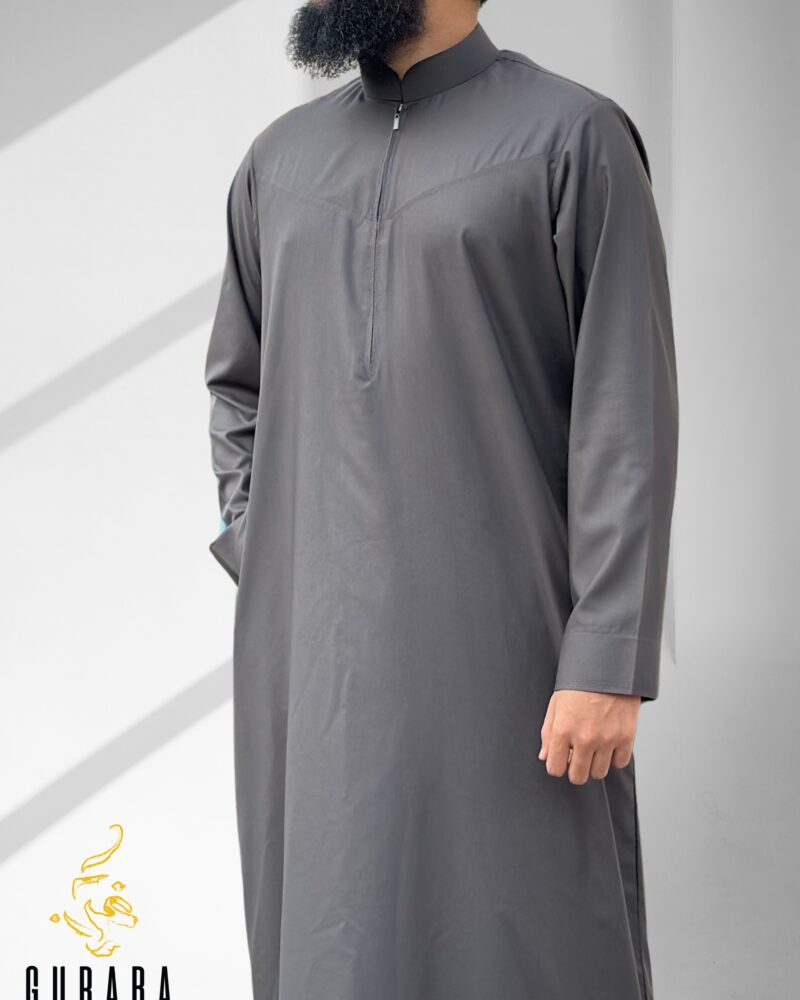 Indonesian Thobe - Charcoal
