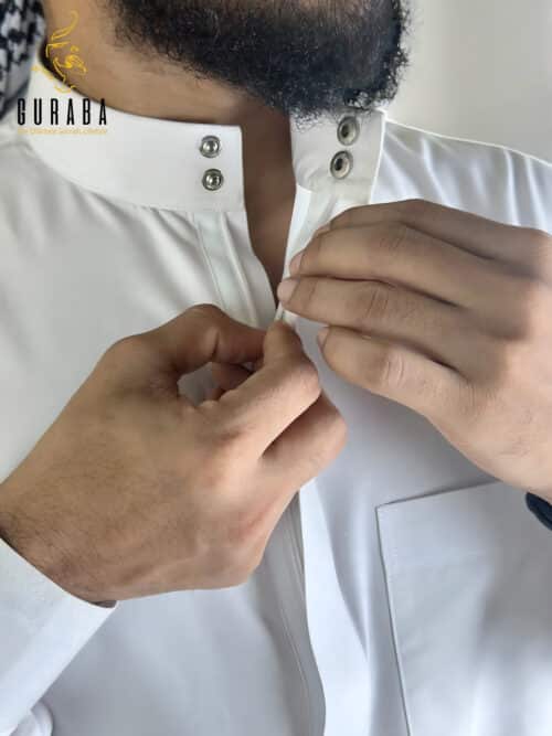 Saudi Luxury White Thobe