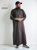 Deep Chocolate Saudi Thobe