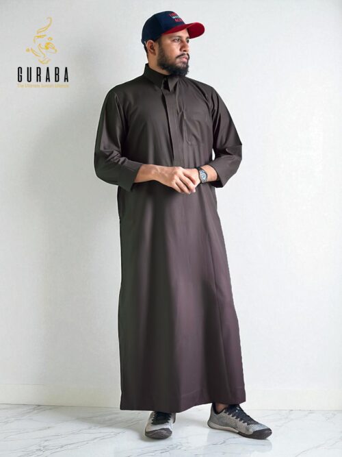 Deep Chocolate Saudi Thobe