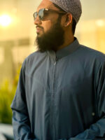 indonesian thobe stone blue