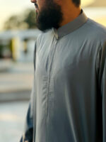 indonesian thobe stone blue