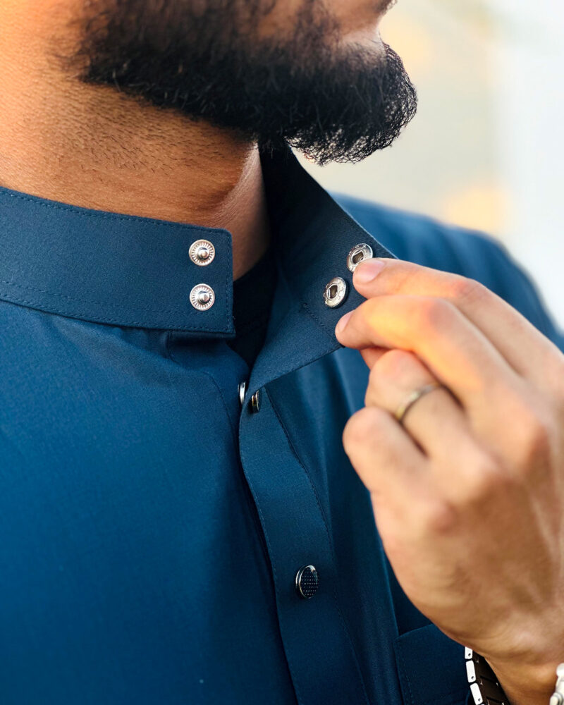 Arabian Thobe Signature Series - Metalic Blue