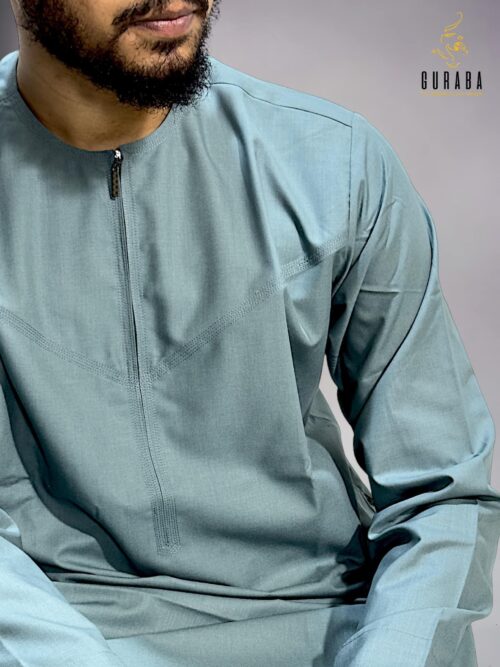 Ocean Blue Omani Thobe