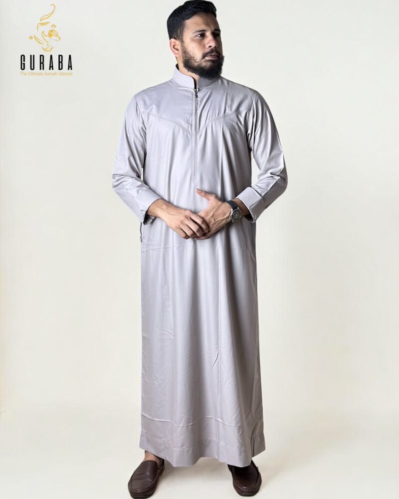 Indonesian Thobe - Creamy Ash