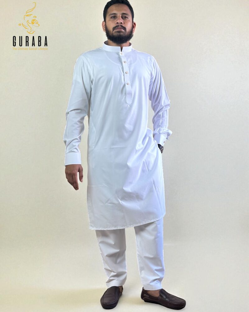 Premium Kabli Set – White