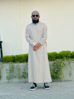 Indonesian Thobe - Creamy Ash