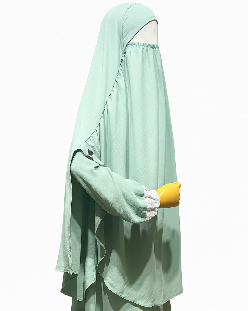 Side Kuchi Hijab Mint Color