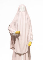 Side Kuchi Hijab Baby Pink