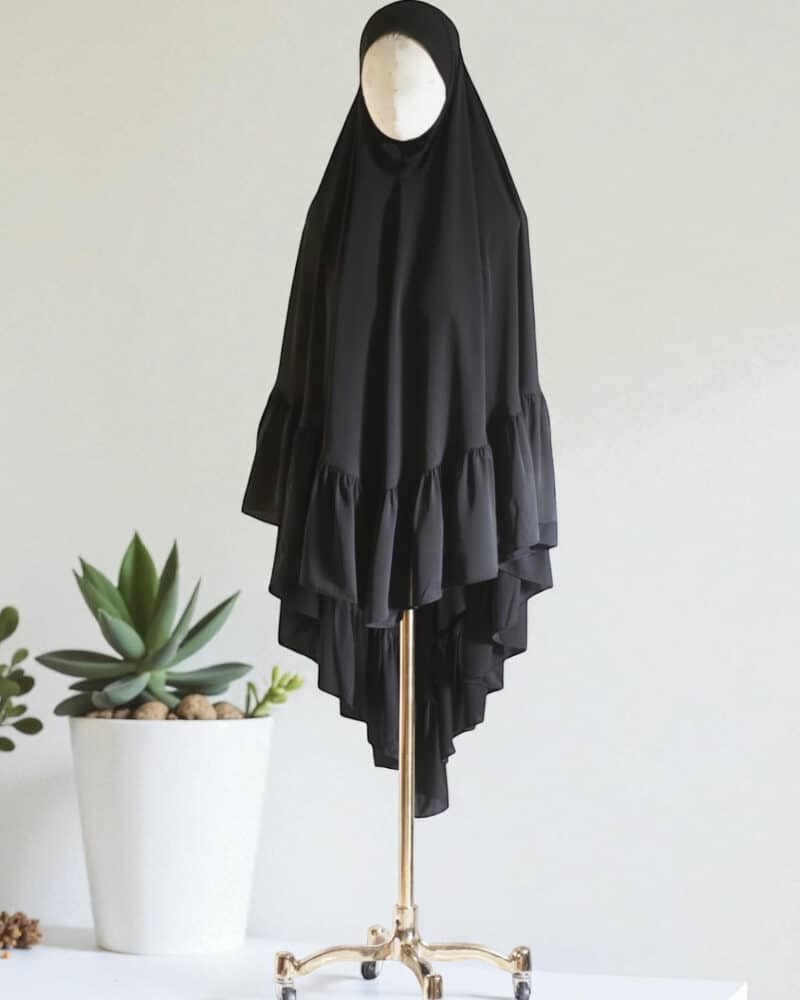 Border Kuchi Hijab – Black