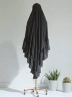 Border Kuchi Hijab – Black