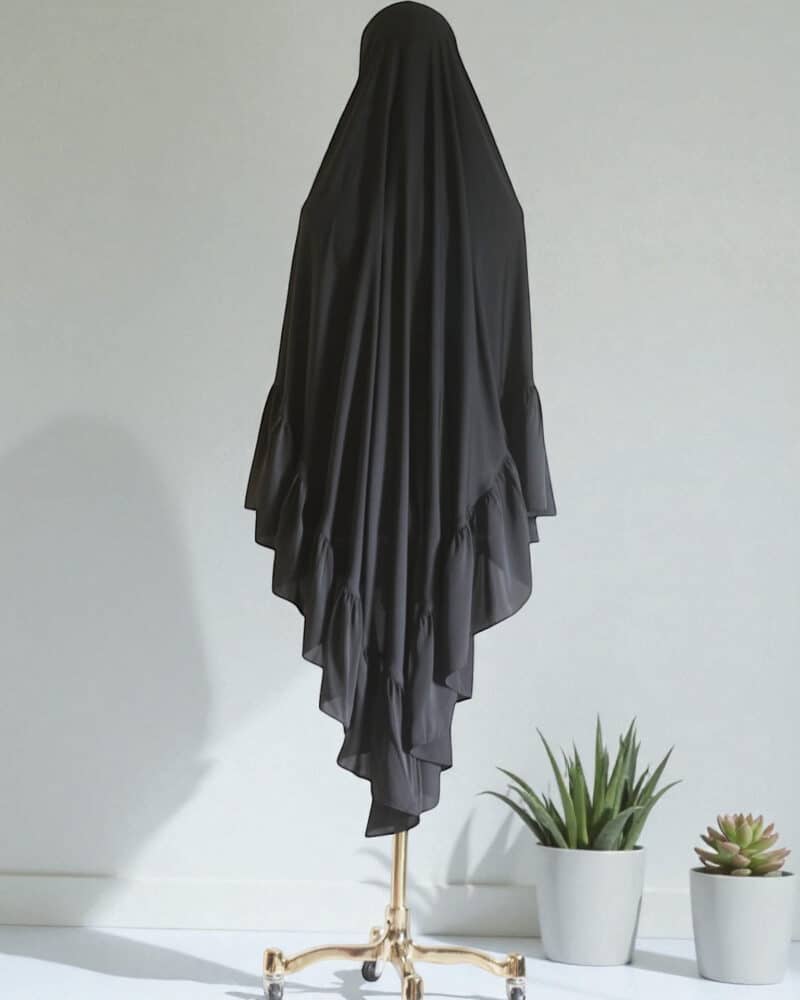 Border Kuchi Hijab – Black