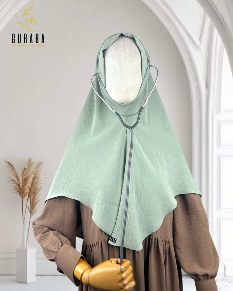 Doctor Hijab Short Version - Sega Green