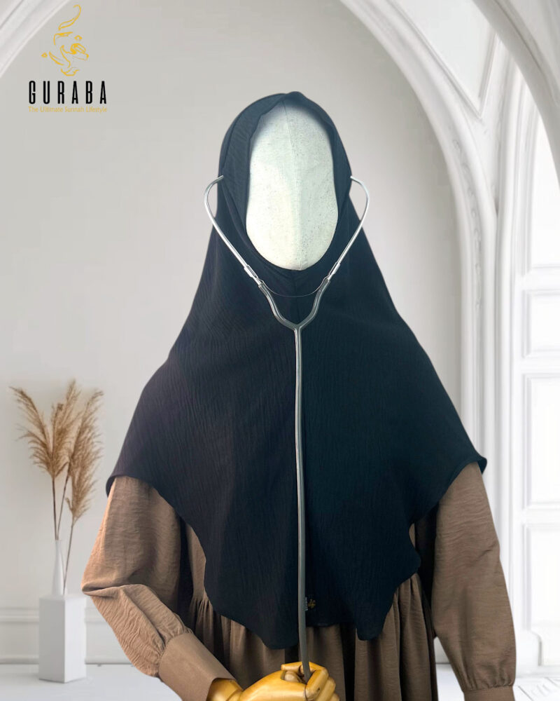 Doctor Hijab Short Version - Black