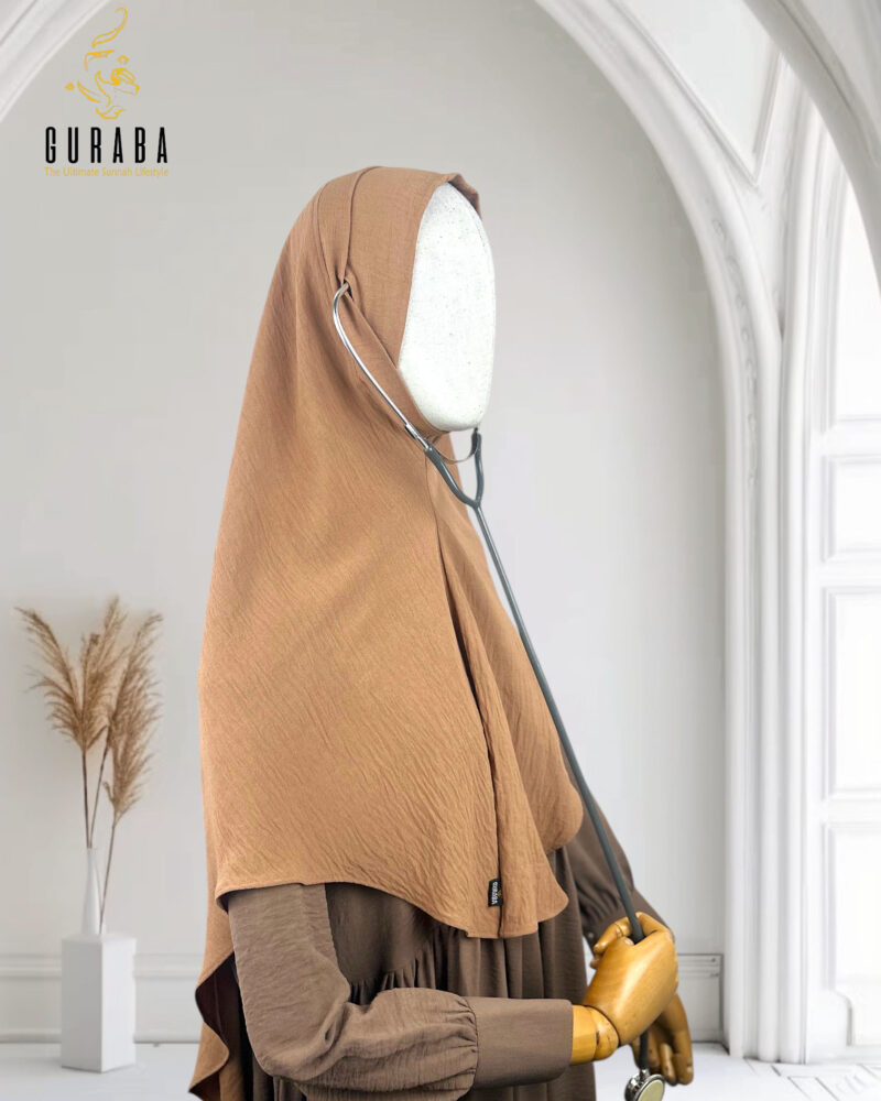 Doctor Hijab Short Version - Caramel