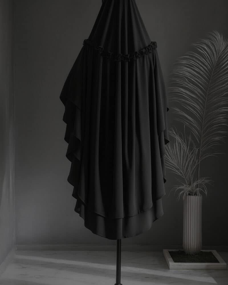 Double Layer Frill hijab