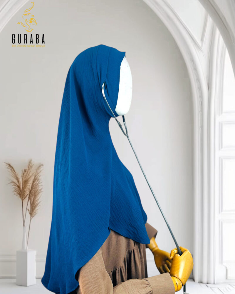 Doctor Hijab Short Version - Royal Blue