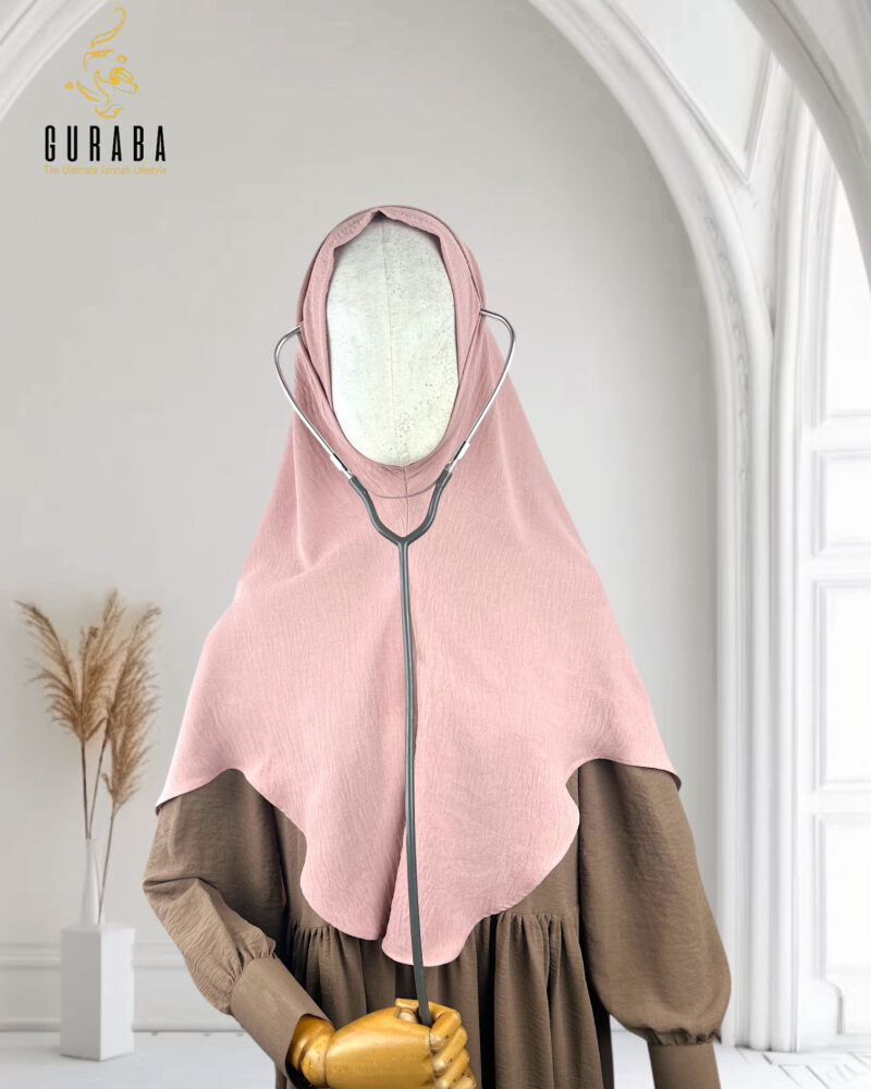 Doctor Hijab Short Version - Dusty Rose