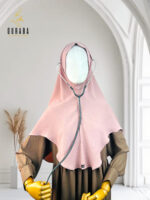 Doctor Hijab Short Version - Dusty Rose