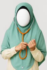 Doctor Hijab Short Version - Mint