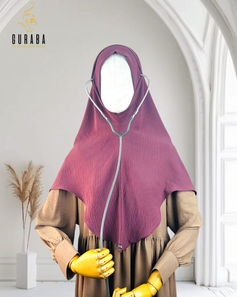 Doctor Hijab Short Version - Purple