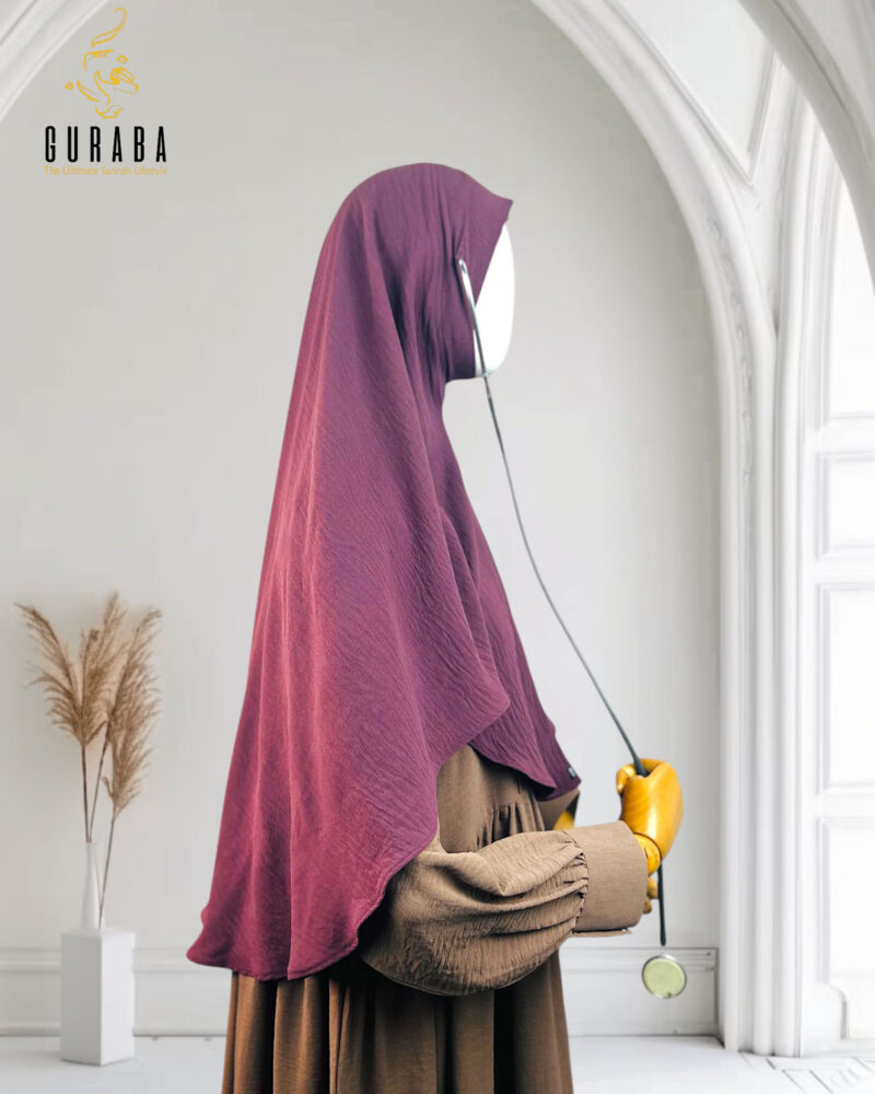 Doctor Hijab Short Version - Purple