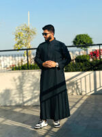 saudi Thobe sea green