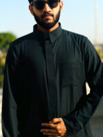 saudi Thobe sea green