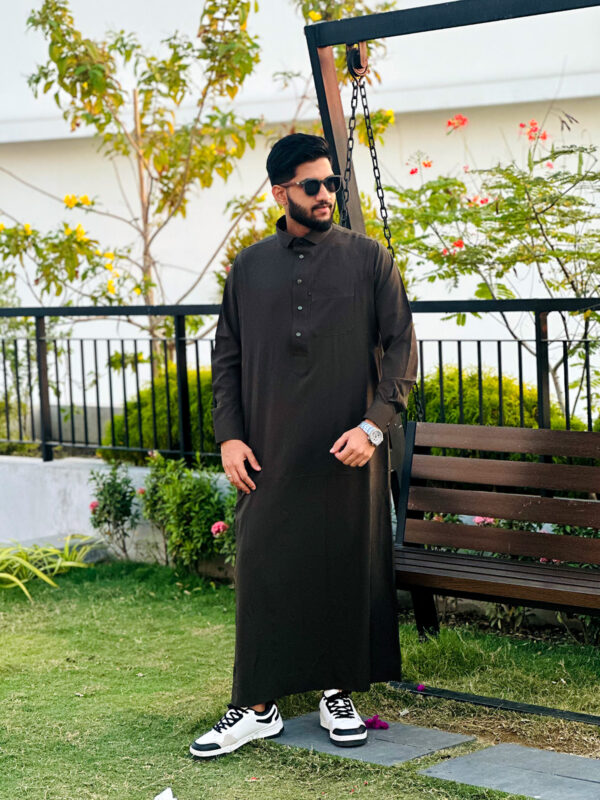 Gulf Thobe Collection Everyday Series - Olive