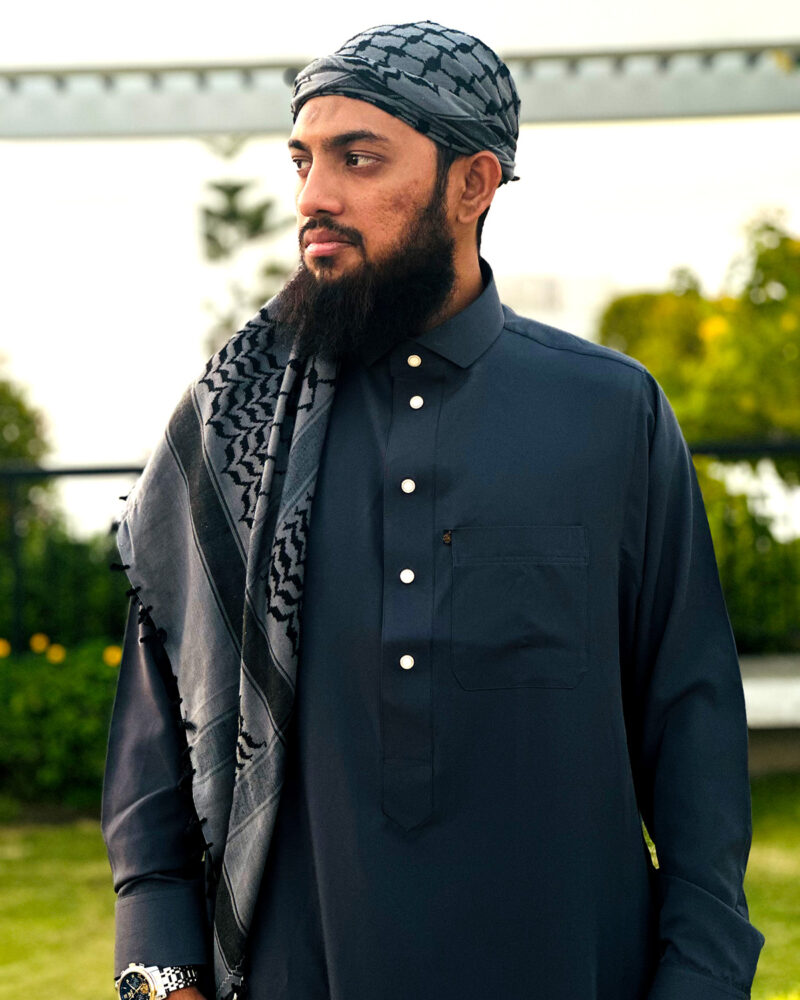 Gulf Thobe Collection Steel Blue