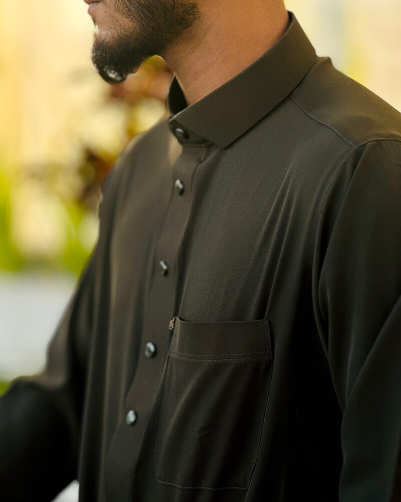 Gulf Thobe Collection Everyday Series - Olive