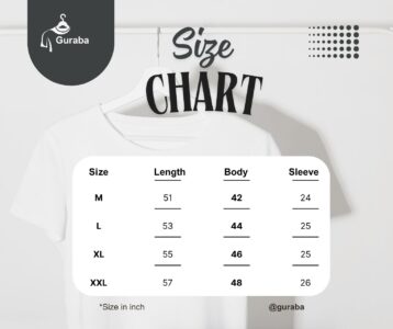 Size Chart Thobe