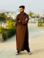 Hoodie thobe Chocolate