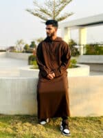 Hoodie thobe Chocolate