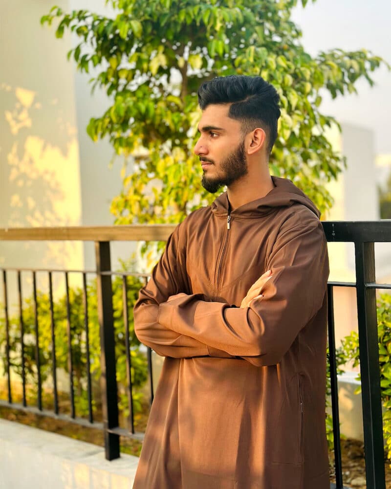 Hoodie thobe Chocolate