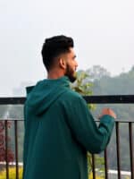 Hoodie thobe Forest green