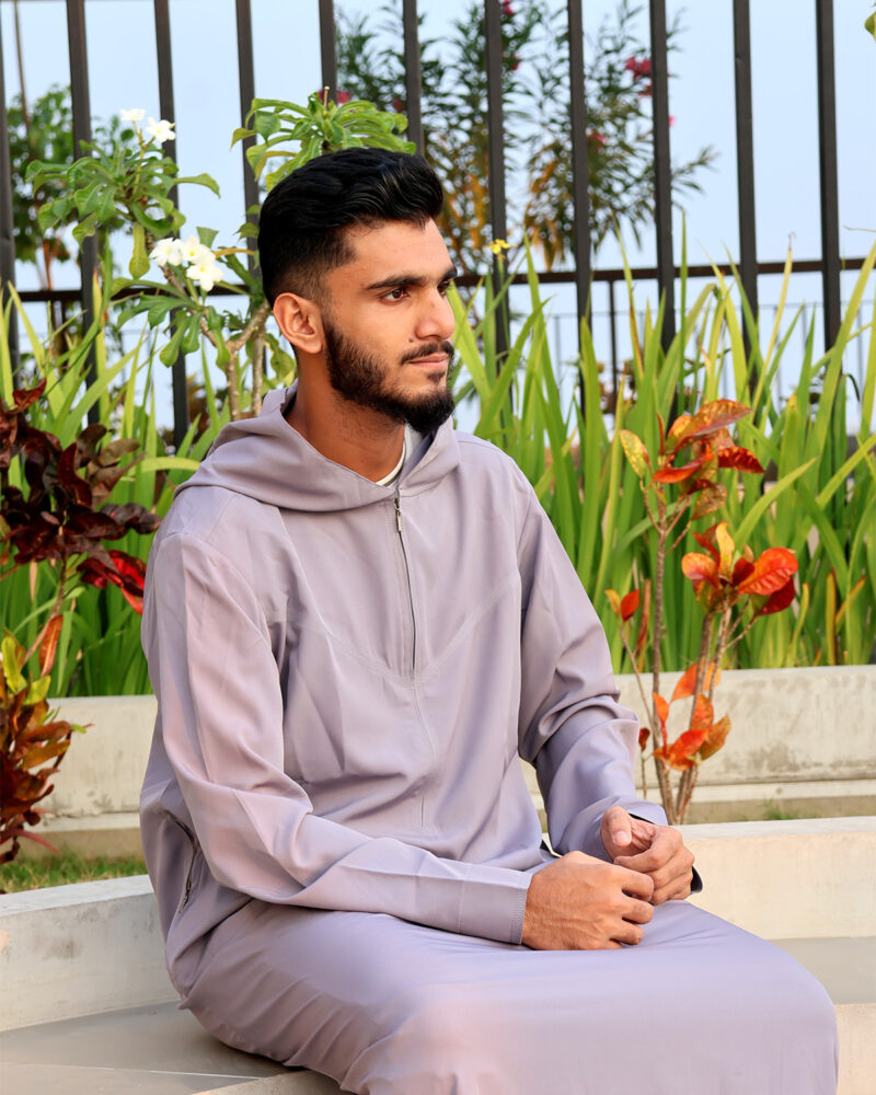 Hoodie thobe Steel Gray