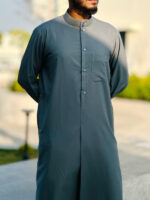 kuwaiti thobe Stone blue