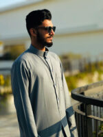 kuwaiti thobe Stone blue