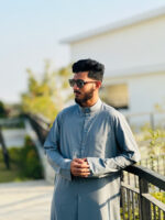 kuwaiti thobe Stone blue