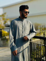 kuwaiti thobe Stone blue