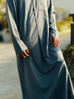 kuwaiti thobe Stone blue