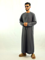 Emirate thobe steel blue