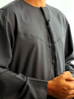 Emirate thobe steel blue