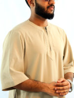 Arabian Half Sleeve Thobe - Beige